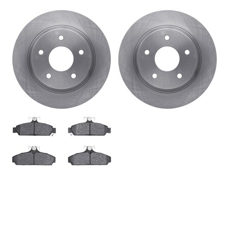 6502-47073, Rotors With 5000 Advanced Brake Pads